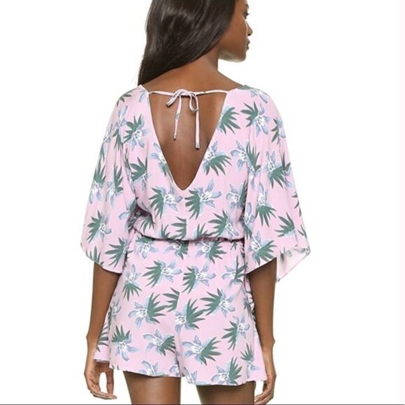 Cupcakes and Cashmere Eden Palm Romper - Picture 2 of 8